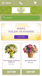 Mobile Screenshot of hollandflowershoppes.com