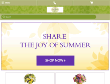 Tablet Screenshot of hollandflowershoppes.com